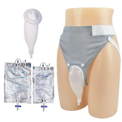 BowLift | Silicone Adults Urine Collector with Catheter Bag