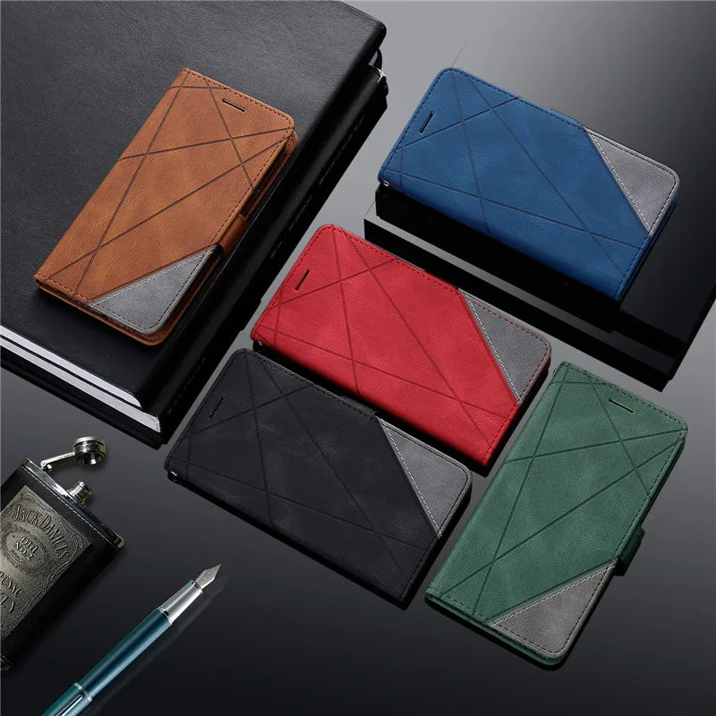 Flip Magnetic Leather Cover for Samsung Galaxy A Series