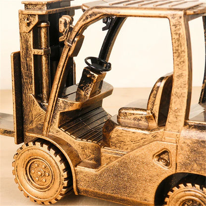 BowLift | Retro Forklift Unique Digital Clock