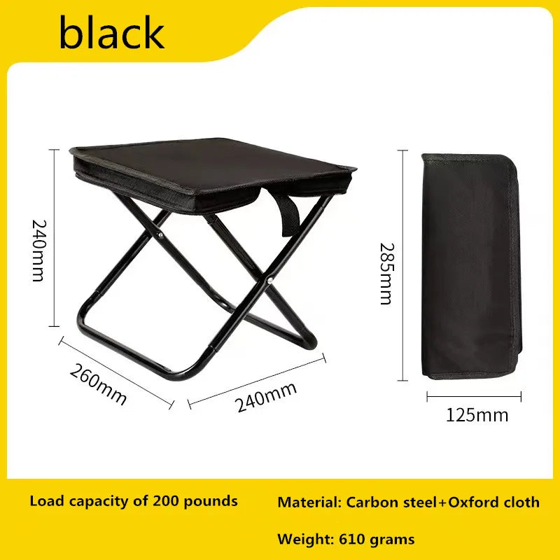 BowLift | TrekkFlexx Foldable Camping Chair | Ultralight & Portable | For Fishing, Picnics & Travel