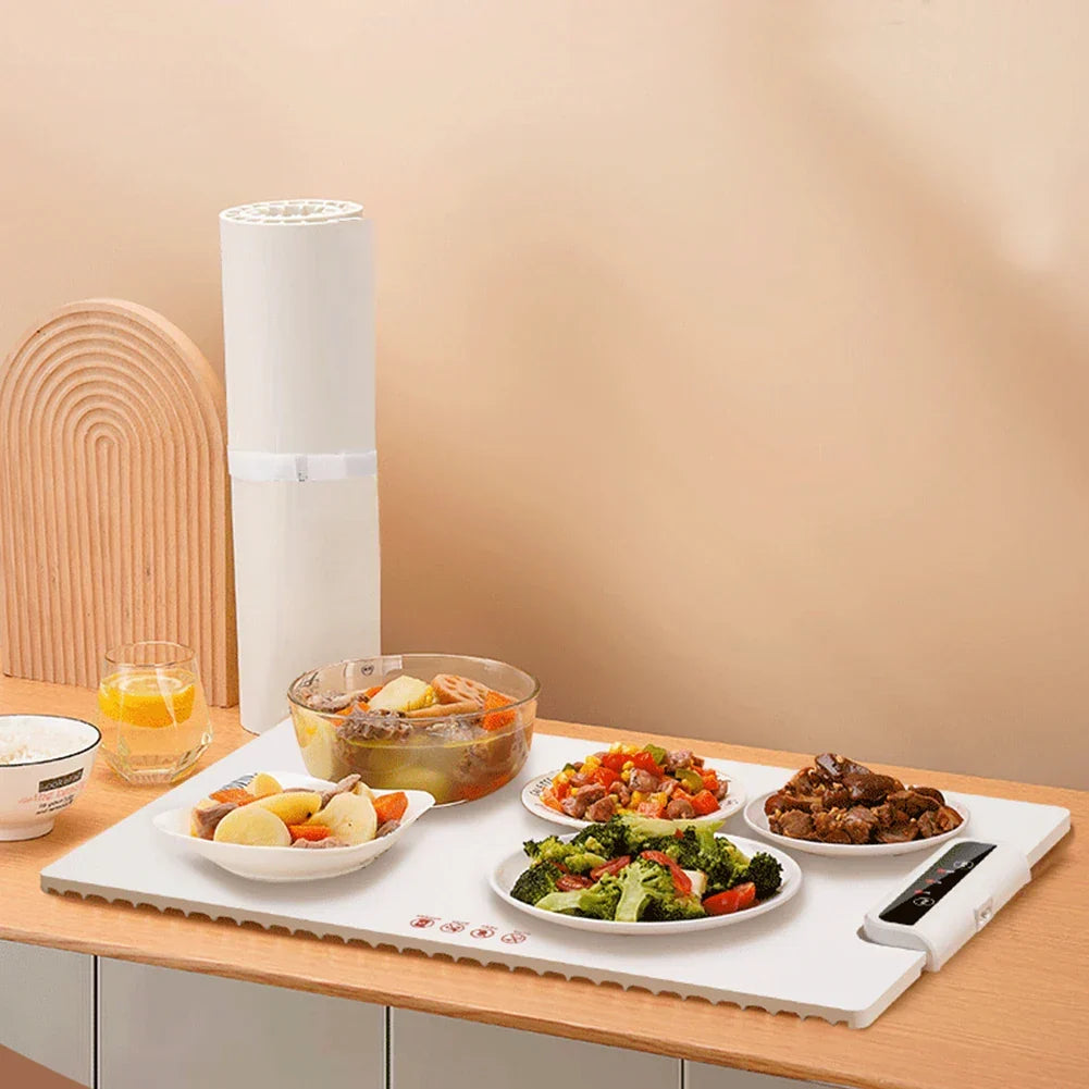 Skanto | Electric Warming Plate – Adjustable Temperature Smart Silicone Warming Tray for Parties and Family Gatherings