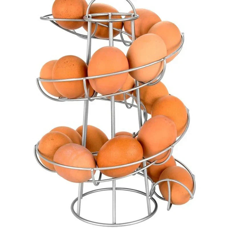 BowLift | Spiral Rolling Egg Dispenser Rack