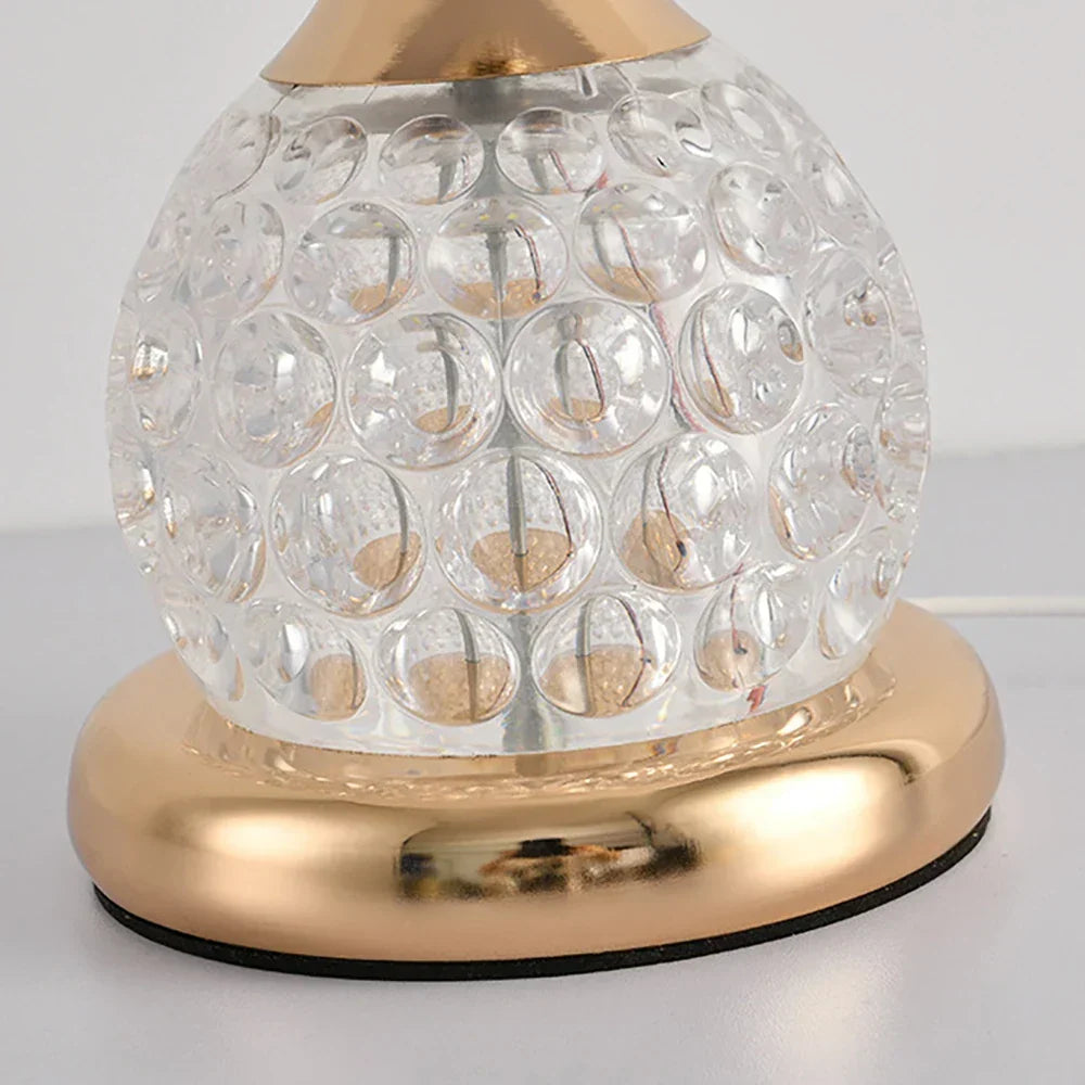 Decorative LED Mood Light – Crystal Table Lamp with Mushroom Design, Vintage Decorative Lamp for Living Room or Bedroom | Karnz