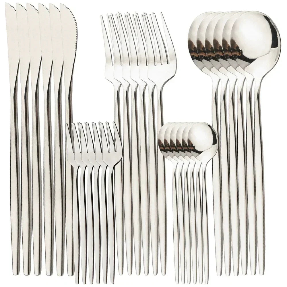 Skanto | RoyalMirror – Luxury Gold Cutlery Set
