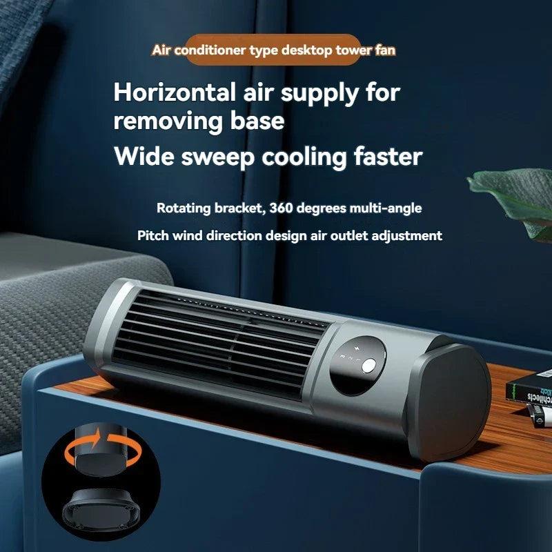 Towerless Ultra Cool Air Conditioning Desktop Fan | Karnz