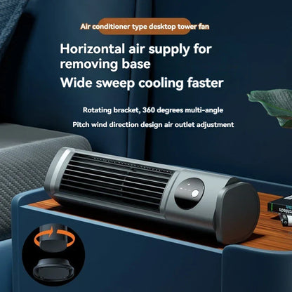 Towerless Ultra Cool Air Conditioning Desktop Fan | Karnz