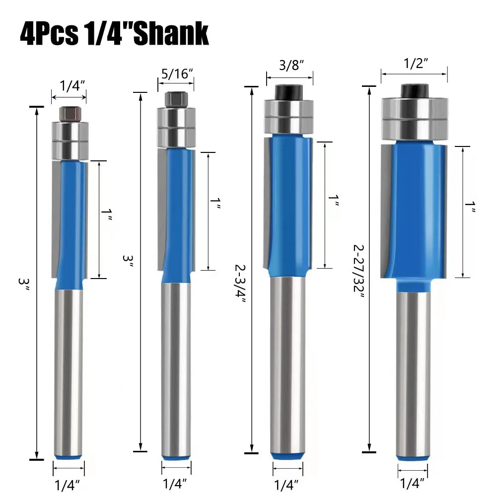Skanto | Shank Flush Trim Bit Set