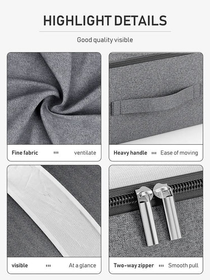 Skanto | Storage Bag – Foldable storage bag with window and zipper for clothes and bedding
