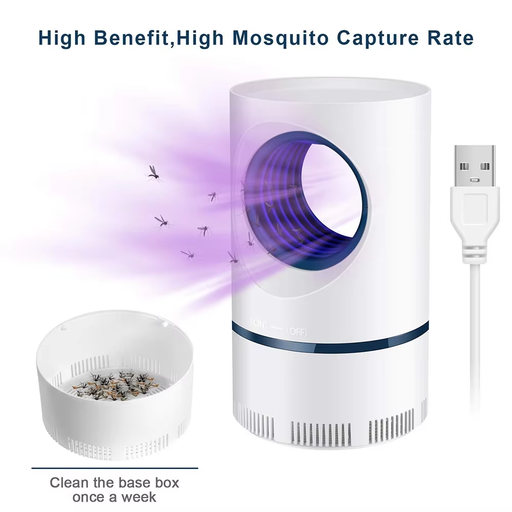 Skanto | USB-Powered Electric Mosquito and Insect Killer Lamp with LED Light Trap