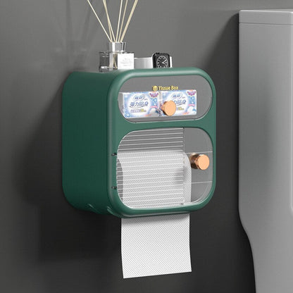 BowLift | MultiBox Wall-Mounted Toilet Paper Towel Storage Box