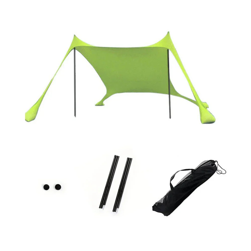 Skanto | Solaviva Beach Tent with UV Protection UPF50+ | Wind Resistant & Waterproof | For 3–4 People | 200×200×170 cm