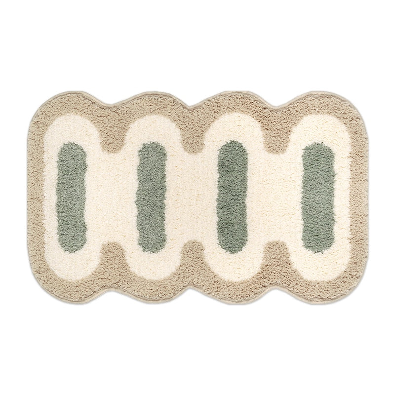 Geometric Tufted Bath Mat | Skanto