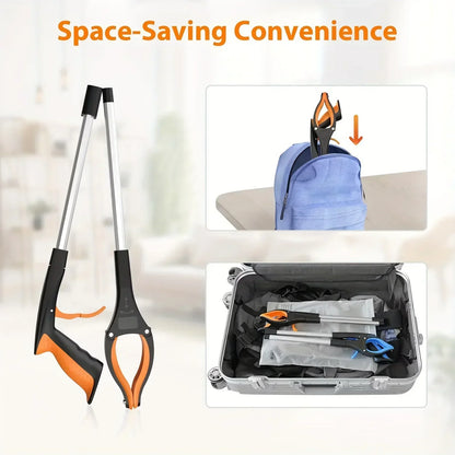 Skanto | 32-inch Grabber Tool – Lightweight, Sturdy 360° Rotating Clamp for Seniors, Pickup Tool