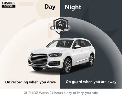Skanto | Q08 1080P Dash Cam with G-Sensor - 170° Wide Angle Lens & Super Night Vision