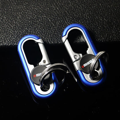 Karnz | Steel Secure Double Ring Hook Keychain