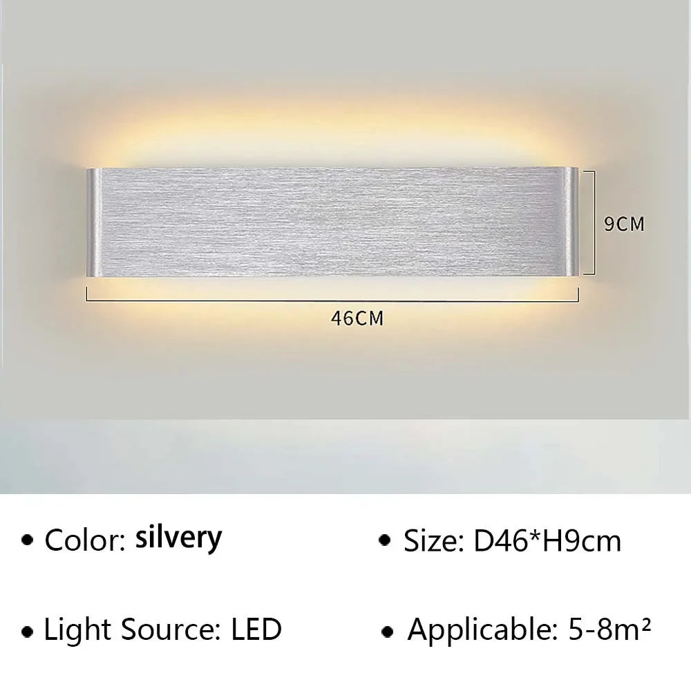 BowLift | LumiEra Modern LED Wall Lamp | Stylish Design | Warm White Light for Bedroom, Hallway & Bathroom