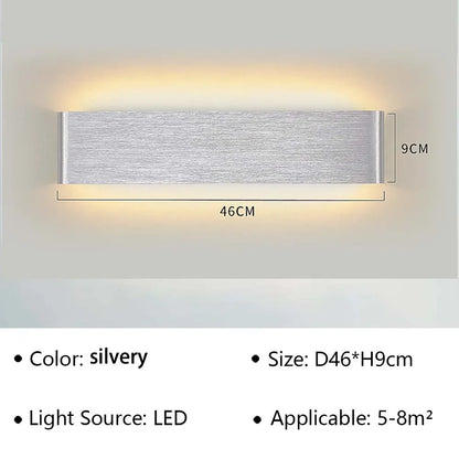 BowLift | LumiEra Modern LED Wall Lamp | Stylish Design | Warm White Light for Bedroom, Hallway & Bathroom
