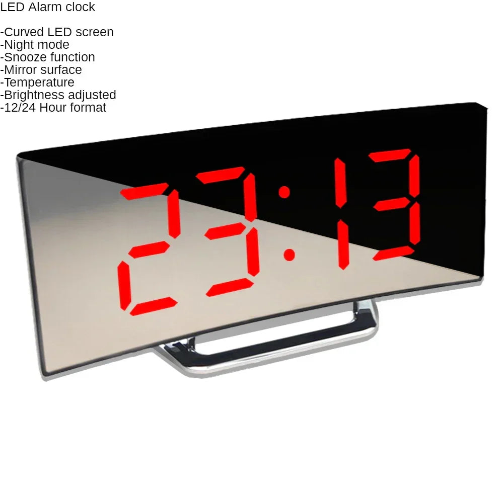 Skanto | Curved Screen Digital Alarm Clock