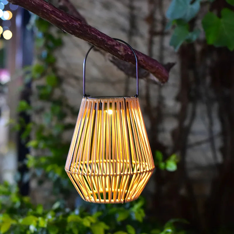 Solar Woven Lantern Karnz