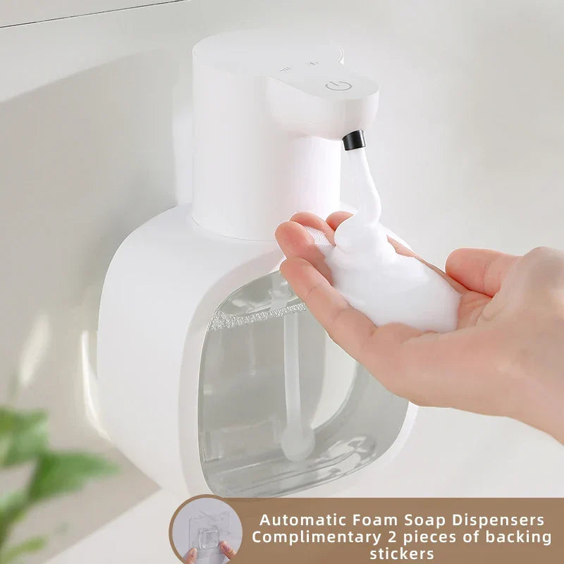 BowLift | Automatic Soap Dispenser Foamello | Wall Mounted | 500 ml | Rechargeable & Touchless | Sensor Activated Foam Function