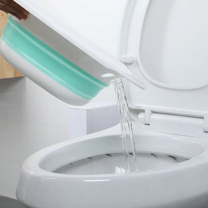 Skanto | Hemorrhoid Sitz Bath for Postpartum & Pregnant Women - Foldable, Hanging, Large Volume Private Care Solution