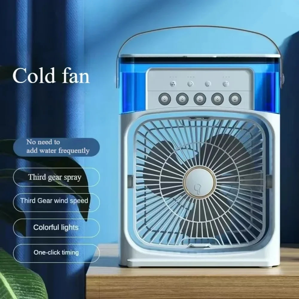 BowLift | Air cooler BrisaAir | 3-level fan & air humidifier | With timer & LED light | 600ml tank