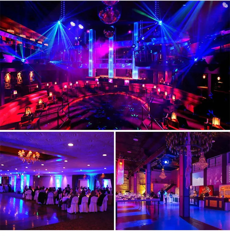 Skanto | 36W RGB LED Stage Light - Professional DMX512 Sound Control Disco Light for KTV Bar Party DJ, Decorative Effect Projection