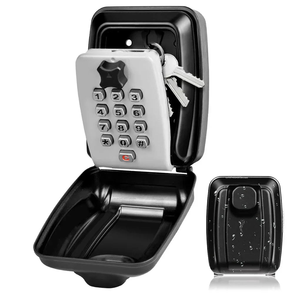 Skanto | Waterproof Wall-Mounted Key Box – Outdoor Lockable Key Storage with Combination Code