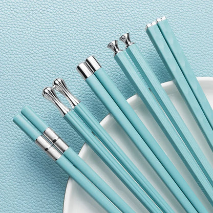 DineLux – Luxurious Chopstick Set with sophisticated designs (5 pairs)