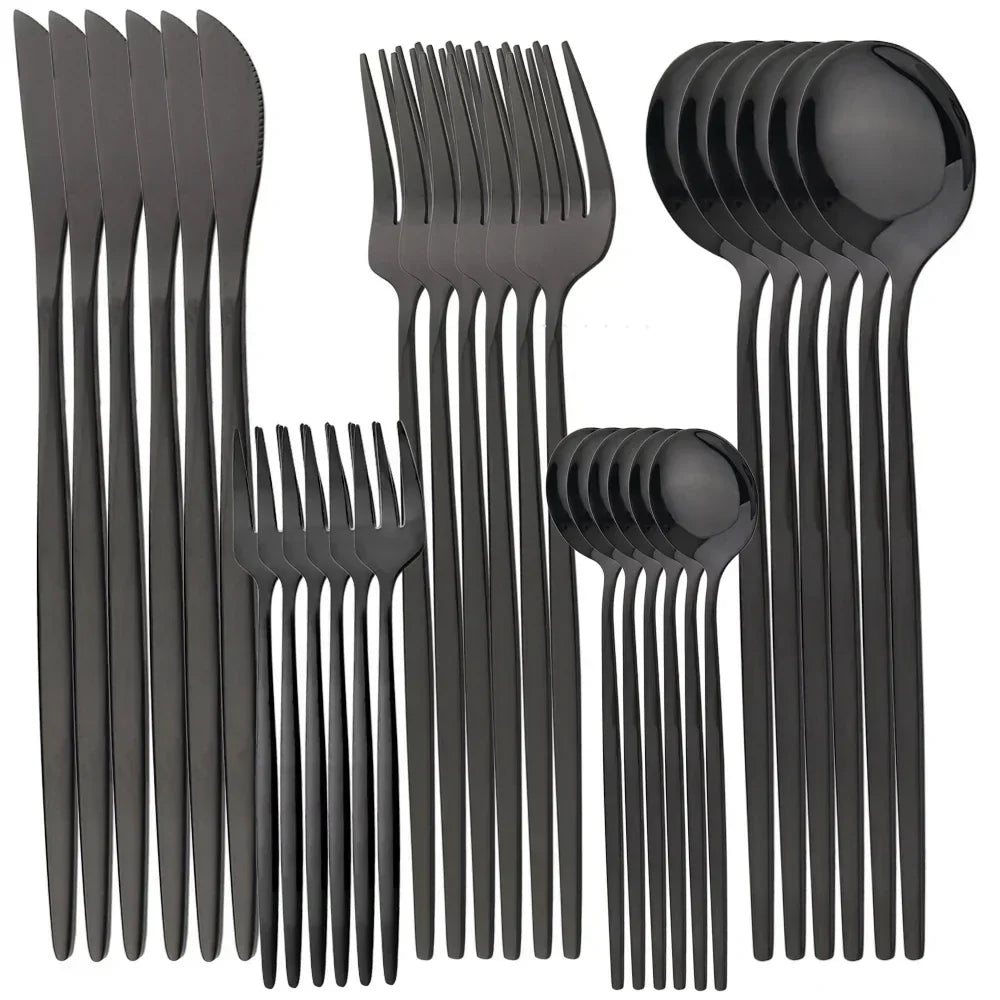 Skanto | RoyalMirror – Luxury Gold Cutlery Set