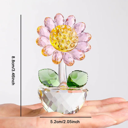 Crystal Glass Sunflower | Bowlift