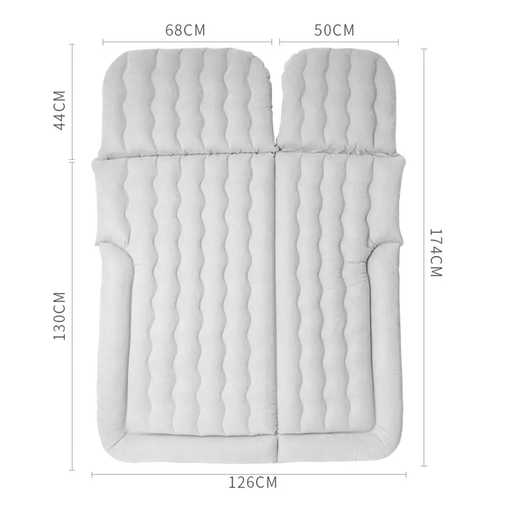 Skanto Skanto | Portable SUV Travel Air Mattress Pad - Inflatable Car Bed with 2 Pillows, Camping Mattress for Outdoor Adventures