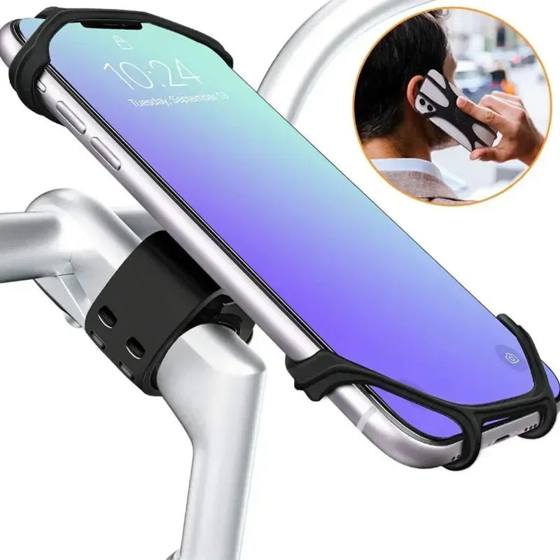 BowLift | Velogrip 360 | Smartphone holder bicycle & motorcycle | 360° rotatable | Universal & shockproof made of silicone