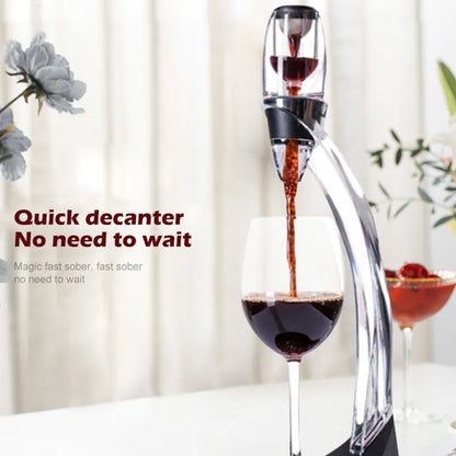 BowLift | VinaLuxe Wine Aerator with Filter | Instant Full Aroma | Softer Tannins | Modern Design