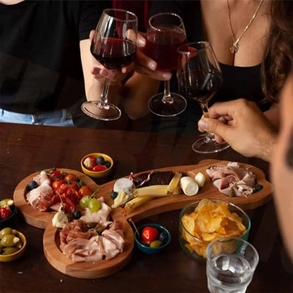 BowLift | Funny Adult-Themed Multi-Compartment Serving Board