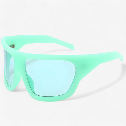 Oversized Steampunk Sports Sunglasses with Wraparound Design – Ignix | Kalsten