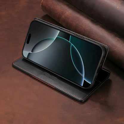 Sandsberg | RFID Flip Leather Samsung S25/S24/S23 Magnetic Wallet Case