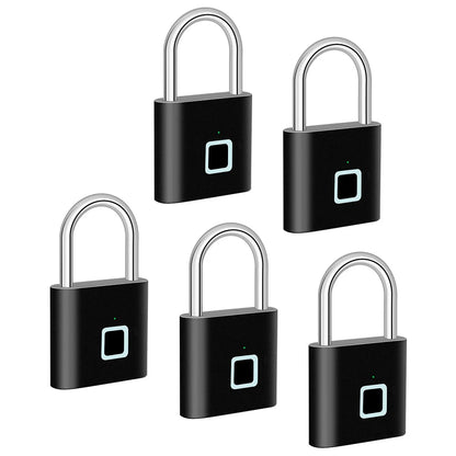 BowLift | Smart Fingerprint Padlock with USB Charging & Waterproof Design – Titan