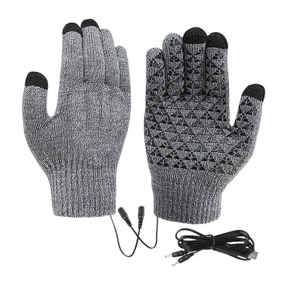 Skanto | FROSTIQ Heated Gloves | USB Charging | Touchscreen & Grip | Winter Thermal Gloves for Outdoors & Cycling