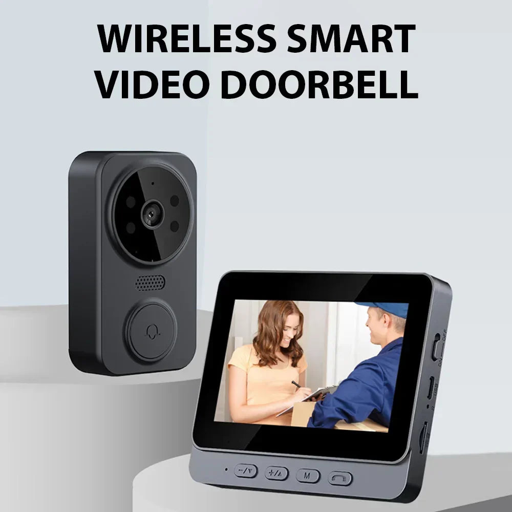 BowLift | Wireless Video Doorbell with 4.3" IPS Screen & Night Vision