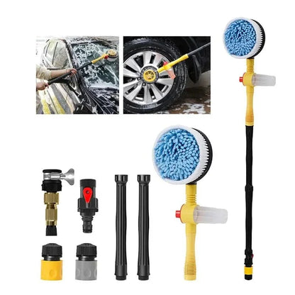 BowLift | Rotating, water-powered brush