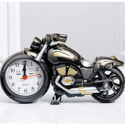 Vintage Motorcycle Bedside Alarm Clock | Brehn