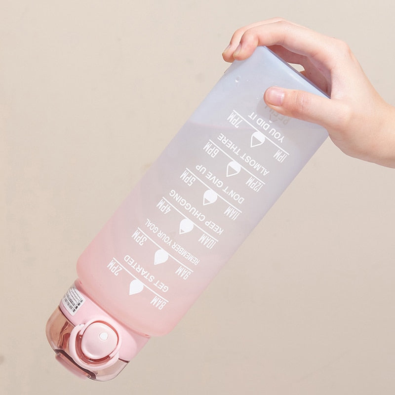 GoalHydrate Bottle - Motivation Water Bottle for Daily Use Bowlift