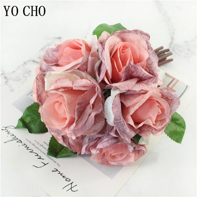Skanto | Large Peony Silk Flower Bouquet Set