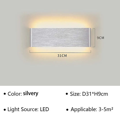 BowLift | LumiEra Modern LED Wall Lamp | Stylish Design | Warm White Light for Bedroom, Hallway & Bathroom