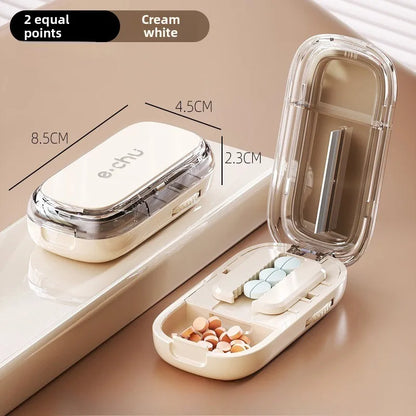 Pocket Size Dustproof Pill Cutter Organizer | Bowlift