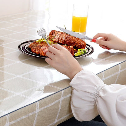 Soft Clear Protective Cover Transparent Table Mat | Skanto