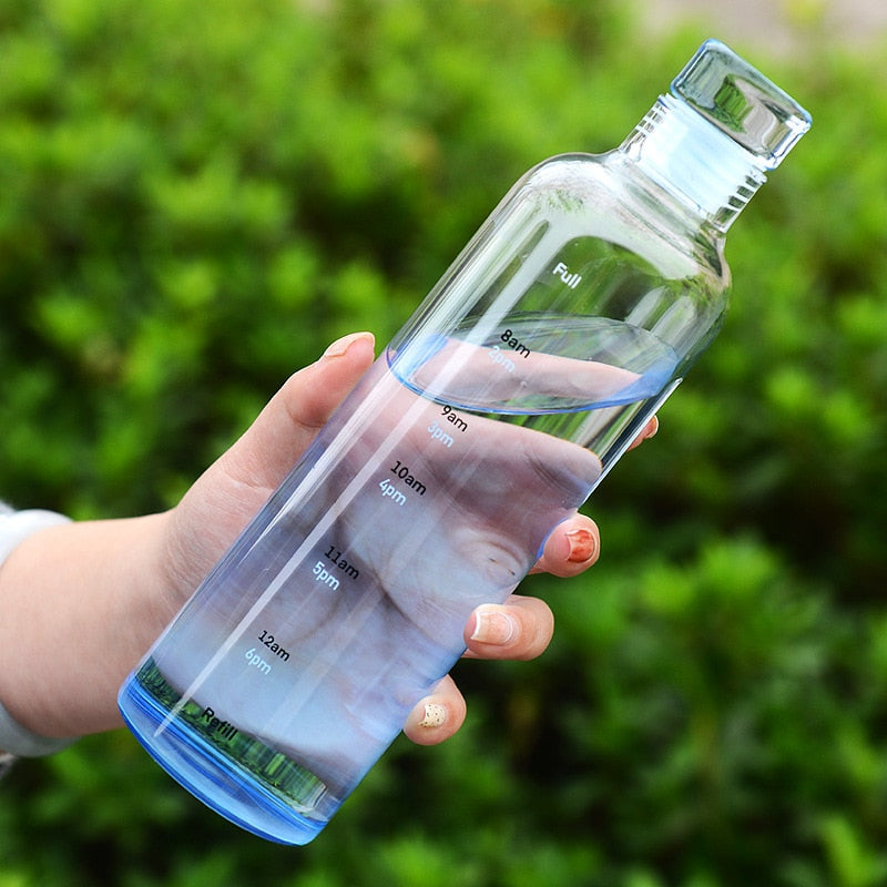 Brehn | Time Scale heat-resistant glass water bottle