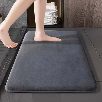 BowLift | Ultra-Absorbent, Anti-Slip Luxurious Coral Velvet Bath Mat