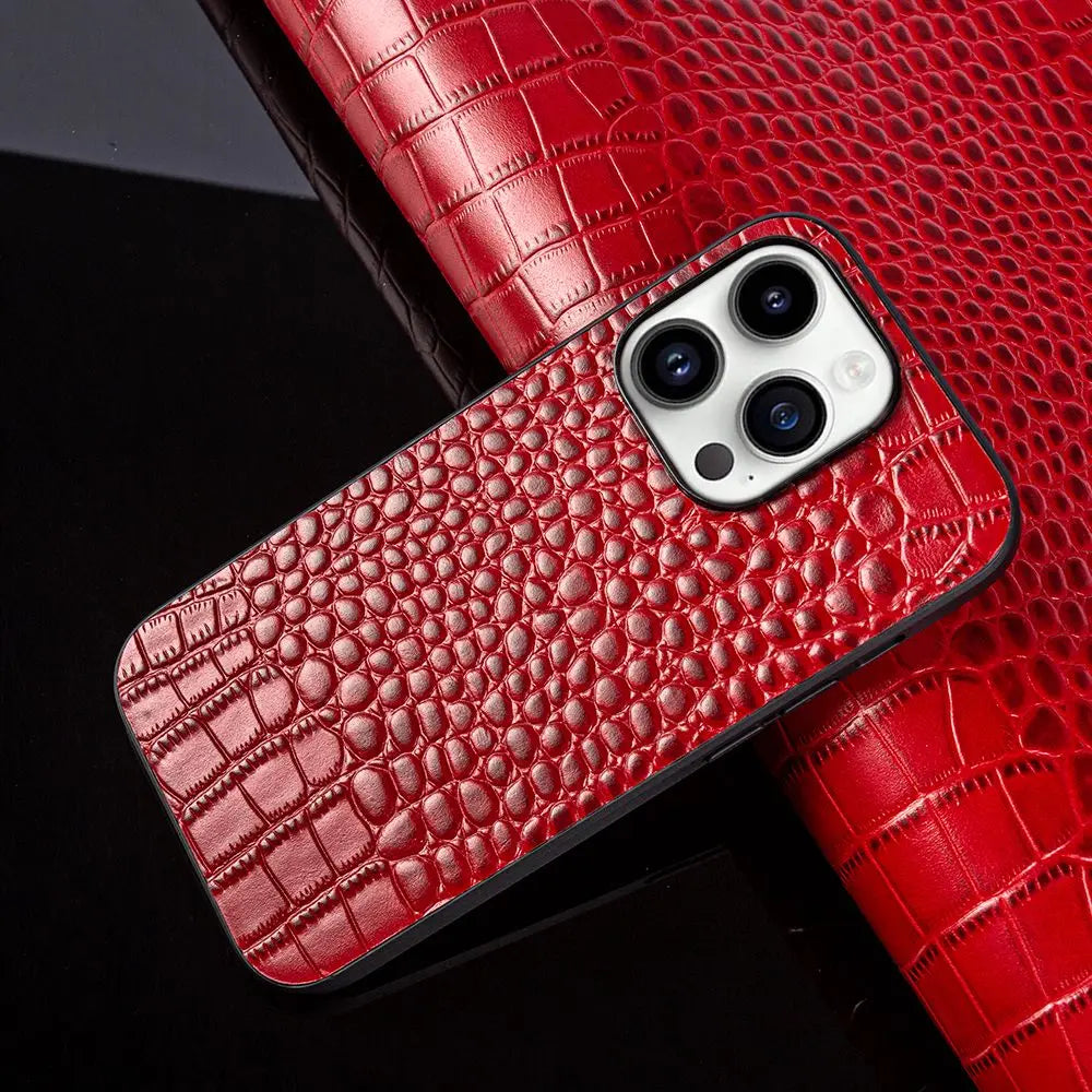 Skanto | Cosmo Genuine Leather iPhone Case